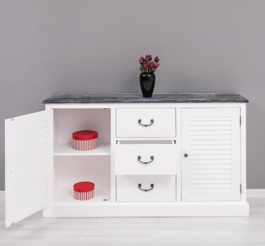 Buffet with 2 doors and 3 drawers, Shutter Collection