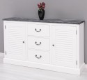 Buffet with 2 doors and 3 drawers, Shutter Collection