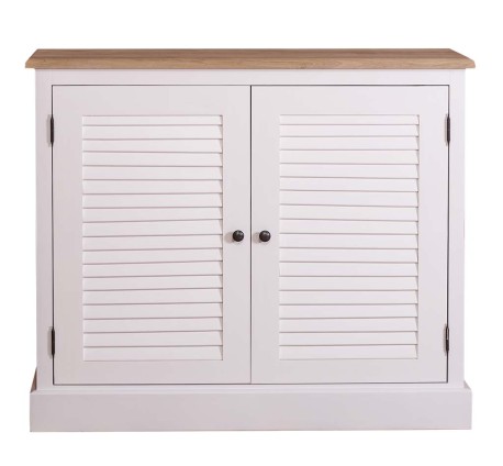 2-door sideboard, oak top, Shutter Collection