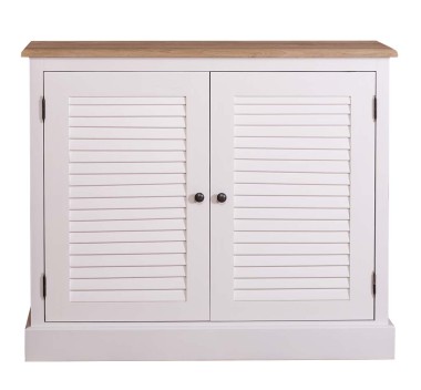 2-door sideboard, oak top, Shutter Collection