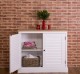 2-door sideboard, oak top, Shutter Collection