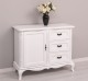 Chest of drawers Chic with 1 door and 3 drawers, soft close drawers