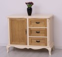 Chest of drawers Chic with 1 door and 3 drawers, soft close drawers