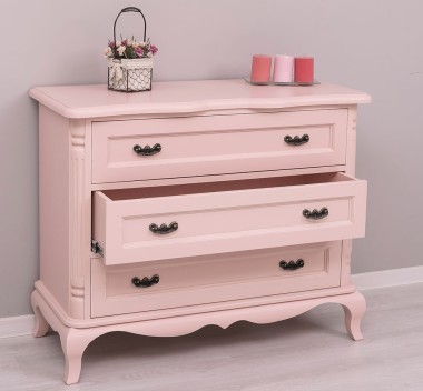 Chest of 3 drawers Chic, drawers on soft close