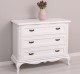 Chest of 3 drawers Chic, drawers on soft close