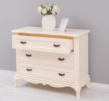 Chest of 3 drawers Chic, drawers on soft close