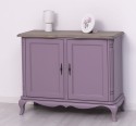 Chic sideboard double doors, oak top