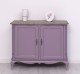 Chic sideboard double doors, oak top