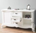 Chest of drawers with 2 doors and 3 drawers, soft close drawers