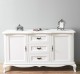 Chest of drawers with 2 doors and 3 drawers, soft close drawers