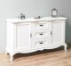 Chest of drawers with 2 doors and 3 drawers, soft close drawers