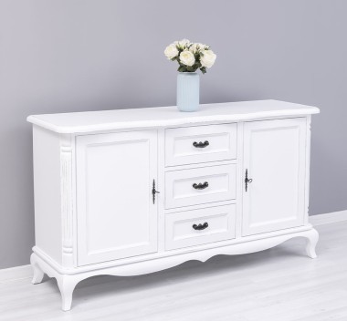 Chest of drawers with 2 doors and 3 drawers, soft close drawers