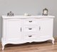 Chest of drawers with 2 doors and 3 drawers, soft close drawers