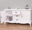 Chest of drawers with 2 doors and 3 drawers, soft close drawers