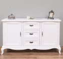 Chest of drawers with 2 doors and 3 drawers, soft close drawers