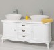 Chic bathroom furniture for vessel sink with 2 doors and 3 drawers, sinks included in the price - Color_P004 - PAINT