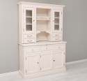 3-door sideboard, 3 BAS drawers + 2 glass doors, 4 drawers, SUP open space - Color Top_P047 - Color_P015 - PAINT