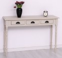 Console with turned legs, 3 drawers