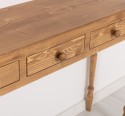 Console with turned legs, 3 drawers