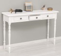 Console with turned legs, 3 drawers