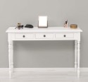 Console with turned legs, 3 drawers