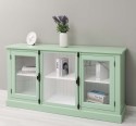 Chest of 2 glass doors with Cremone