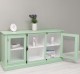 Chest of 2 glass doors with Cremone