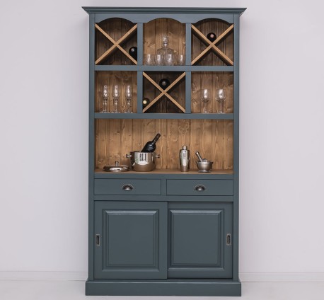 Bar furniture with bottle holder