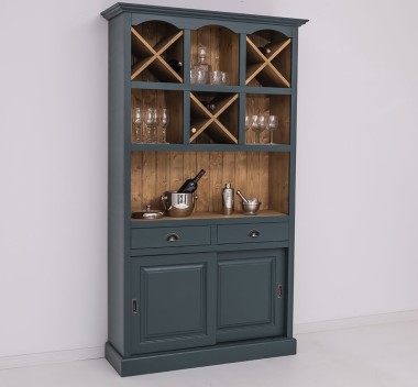 Bar furniture with bottle holder