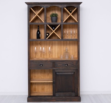 Bar furniture with bottle holder