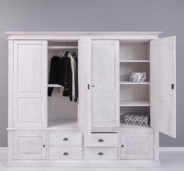 Cabinet with 4 + 2 doors, 4 drawers