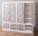 Cabinet with 4 + 2 doors, 4 drawers