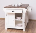 Kitchen island, oak top