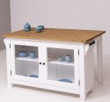 Kitchen island with 2 doors