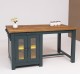 Kitchen island with table, oak top