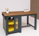 Kitchen island with table, oak top