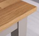 Kitchen island with table, oak top