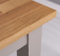 Kitchen island with table, oak top