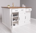 Kitchen island for breakfast , top OAK