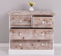 Chest of drawers with 2 narrow drawers + 2 wide drawers - Top_P071 - Corp_P004 - Drawers_P071