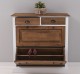 Shoe cabinet 2 doors and 2drawers, oak