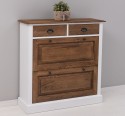 Shoe cabinet 2 doors and 2drawers, oak