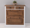 Shoe cabinet 2 doors and 2drawers, oak