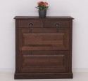 Shoe cabinet 2 doors and 2drawers, oak