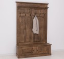 Coat hanger 2 doors oak