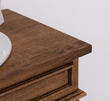 Bathroom cupboard 1 wash basin, without sink, oak