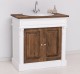 Bathroom cupboard 1 wash basin, without sink, oak