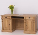 Office desk, closed back directoire collection, oak