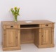 Office desk, closed back directoire collection, oak