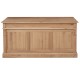 Office desk, closed back directoire collection, oak